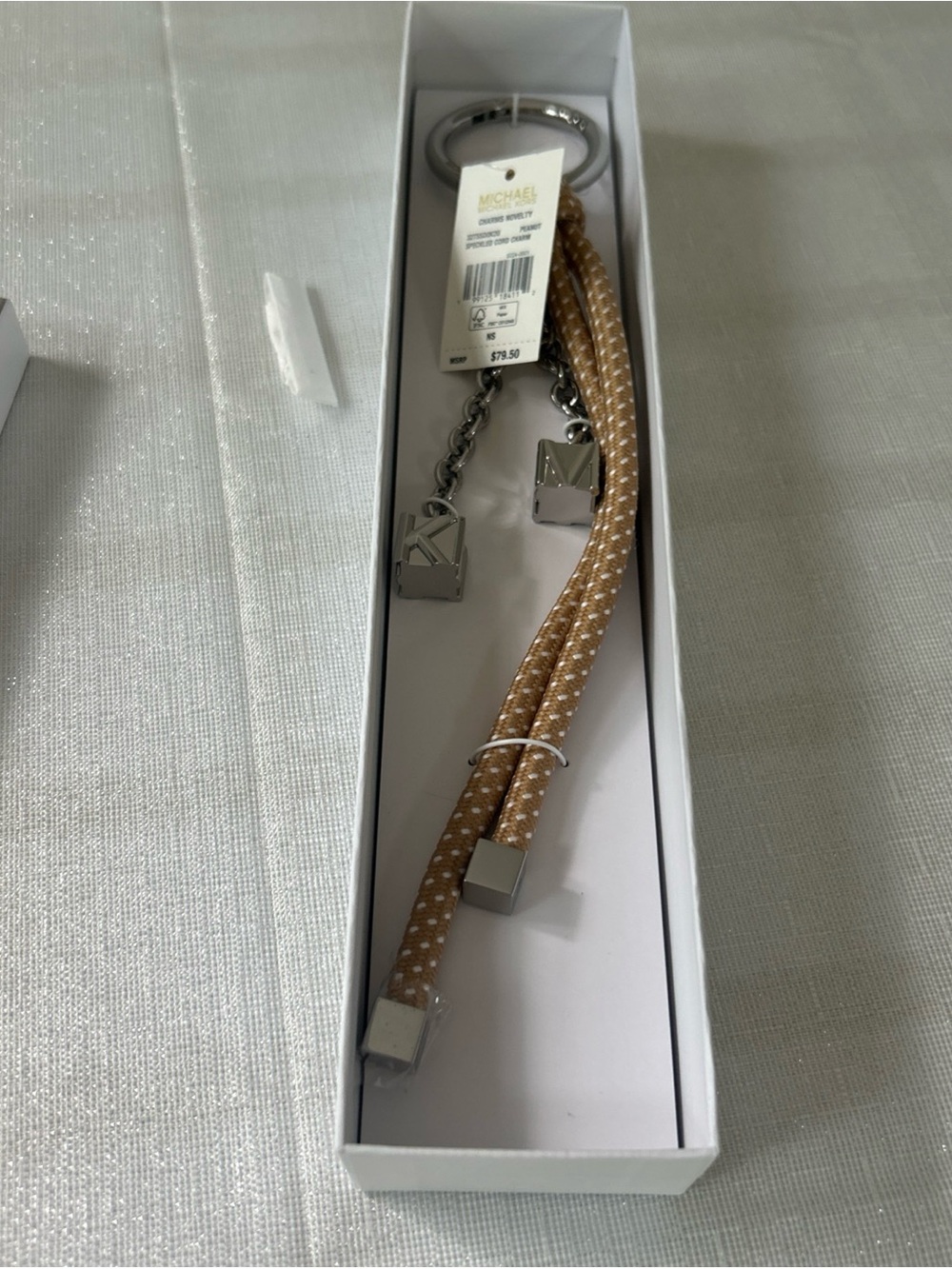 Michael Kors Tan & White Branded Tag